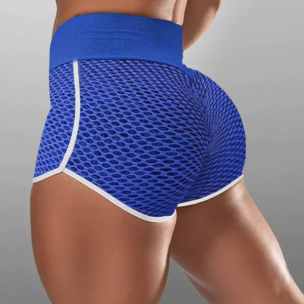 Jacquard High-Waist Hip-Wrapped Running Shorts