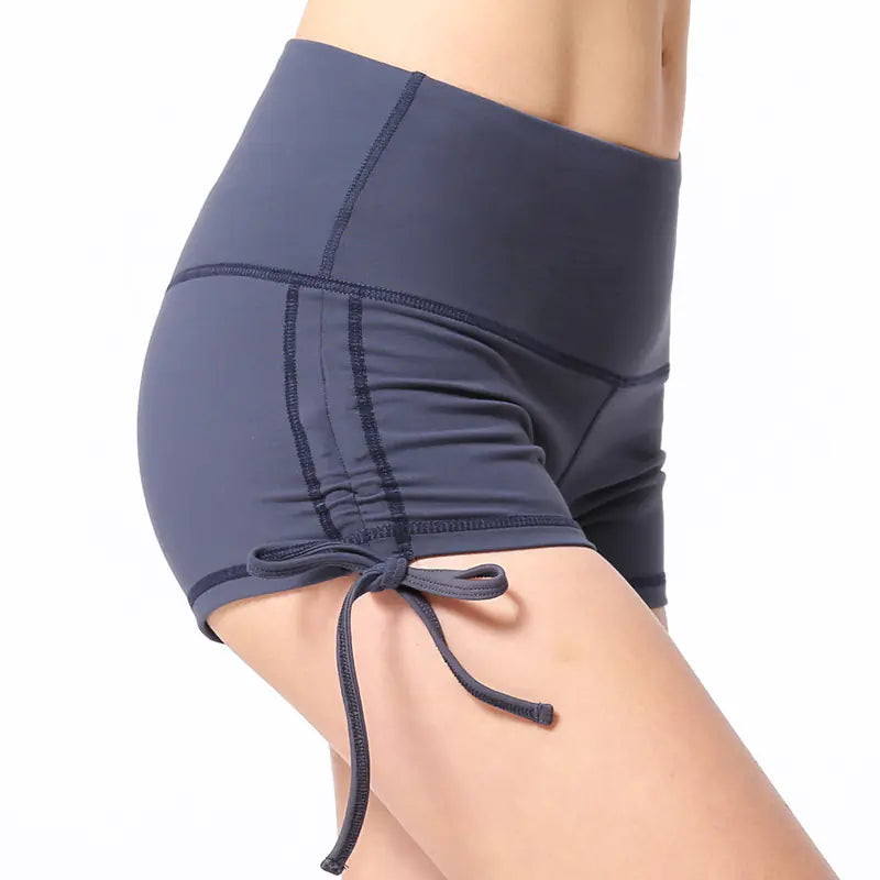 Peach Drawstring Shorts for Running and Yoga (Women)
