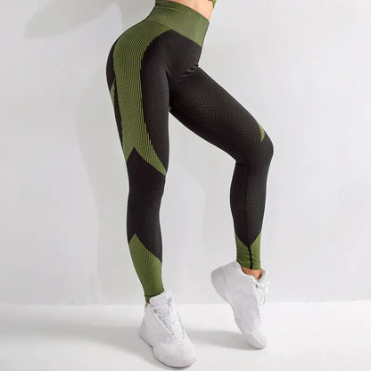 Seamless Hollow Yoga Pants for Women (Moisture-Wicking)