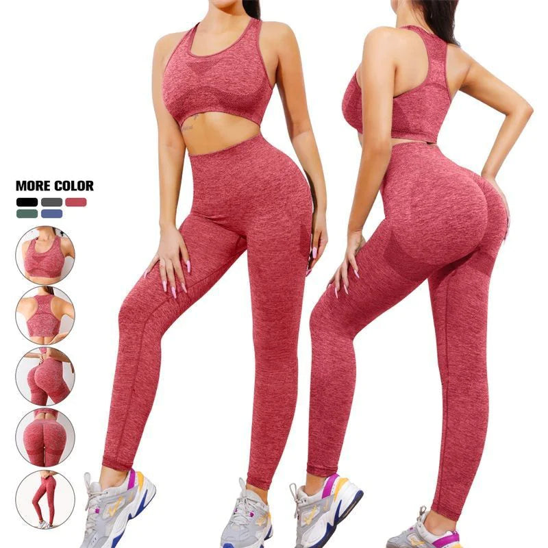 Women's Moisture-Wicking Seamless Yoga Fitness Pants