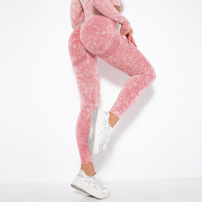 Fashion Peach Hip Wicking Yoga Pants